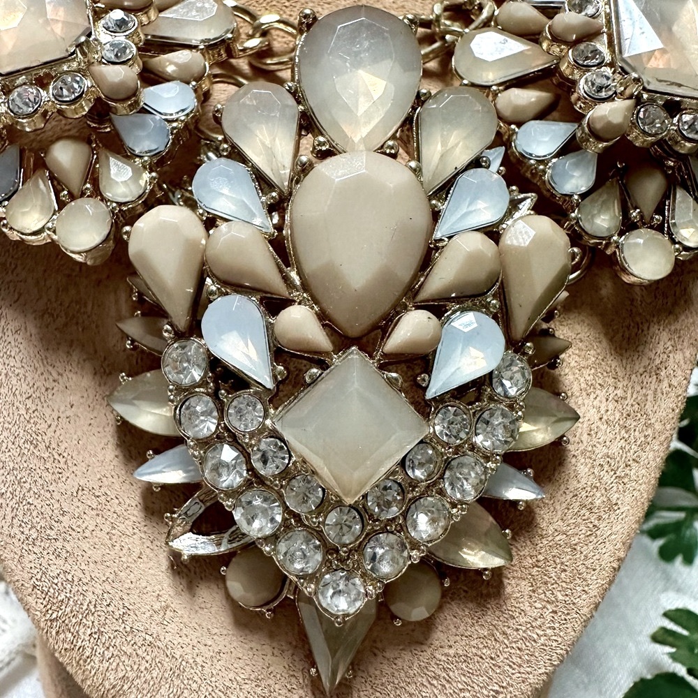 Multi Gem Statement Necklace - image 5